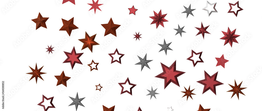 golden stars - in red golden stars - in red