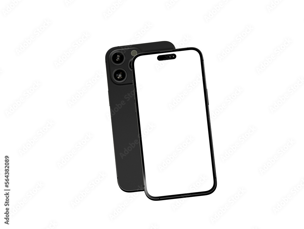 Smartphone. Mobile phone Template. Telephone 3d Smartphone. Mobile phone Template. Telephone 3d