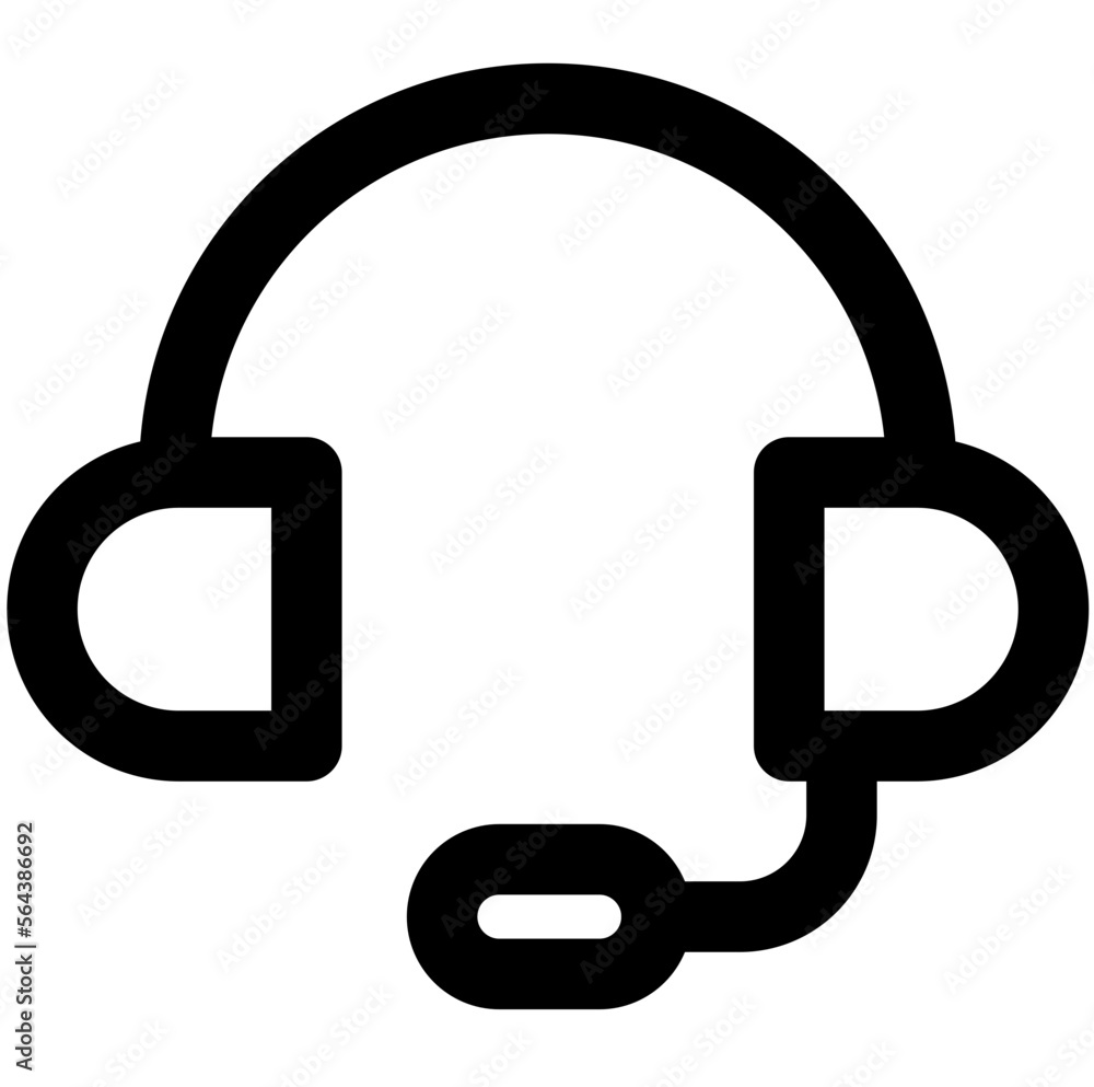 Call support line icon stroke Call support line icon stroke