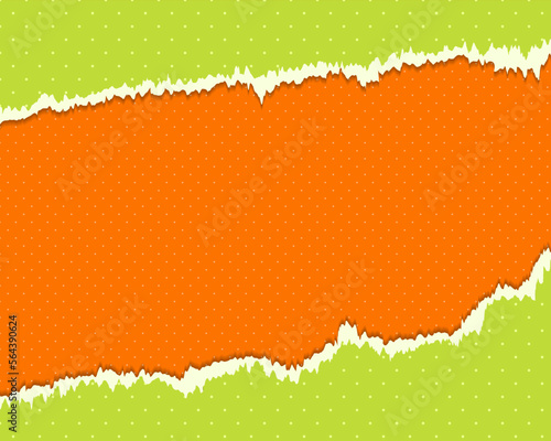 Torn paper effect background. Vector illustration