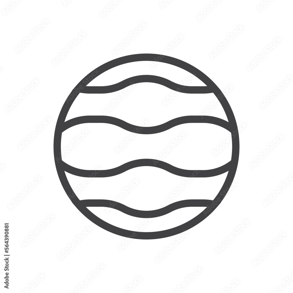 Jupiter Planet Icon Jupiter Planet Icon