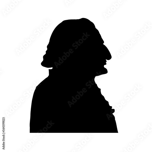 President Weorge Washington silhouette