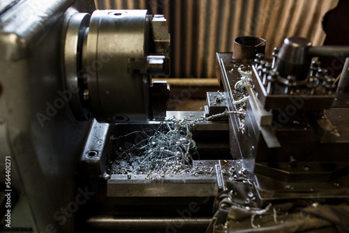 Where parts are made with a lathe