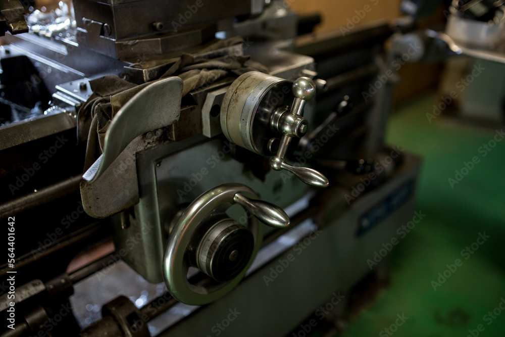 Where parts are made with a lathe Where parts are made with a lathe