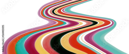 Colorful abstrasct background with hand painted water color technique, perspective, transparent background, png, design, curved road, soft blue, magenta, yellow paint brush layer, original wallpaper	
