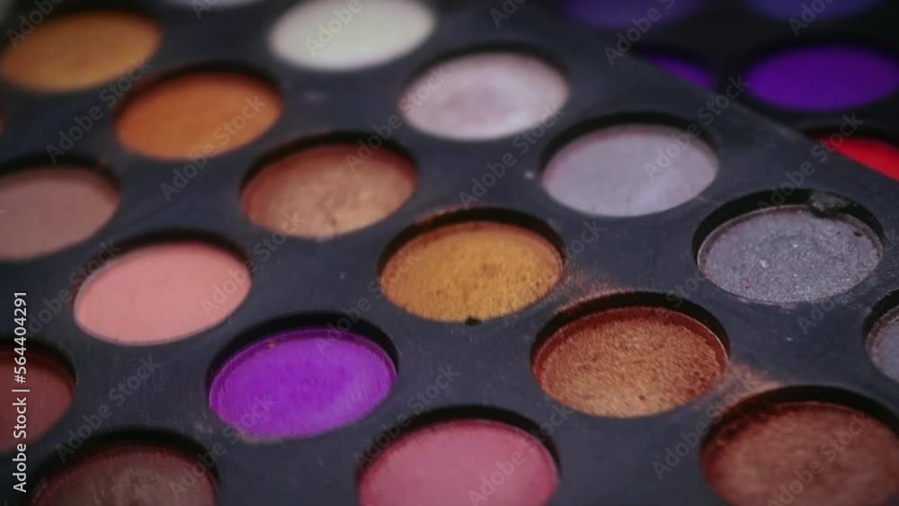make up palette with brushes, Make up palette set. Professional multicolor eyeshadow palette. Makeup. Professional multicolor eyeshadow make-up palette background, close-up. make up palette with brushes, Make up palette set. Professional multicolor eyeshadow palette. Makeup. Professional multicolor eyeshadow make-up palette background, close-up.