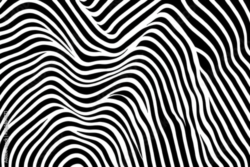 black and white stripes  generative ai