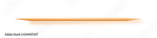 Toothpicks Wooden , Bamboo Toothpick small sharp, Realistic wood. Vector