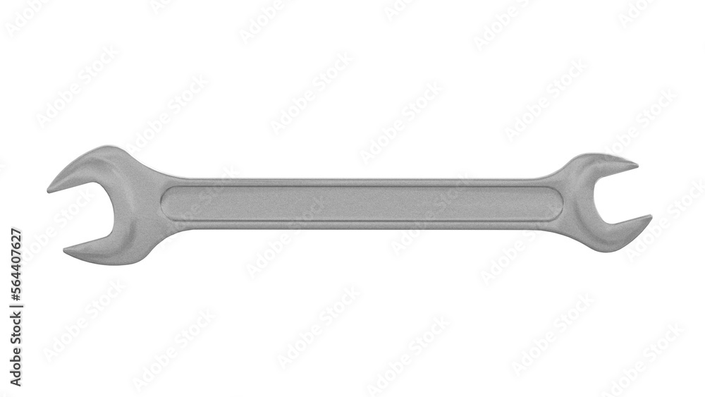 wrench isolated on white, 3d rendering of wrench, png transparent background wrench isolated on white, 3d rendering of wrench, png transparent background