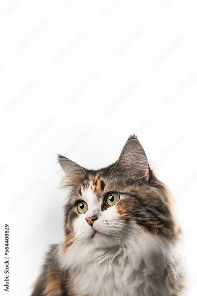 A cute cat, Generative AI A cute cat, Generative AI