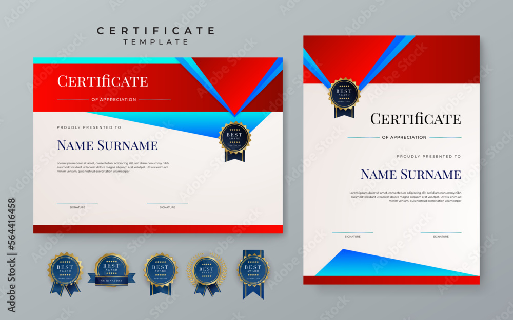 Modern certificate of appreciation template, Certificate of achievement ...