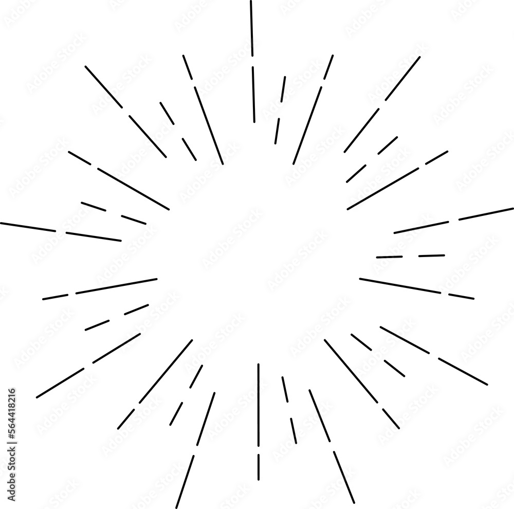 Obraz premium Starburst, sunburst