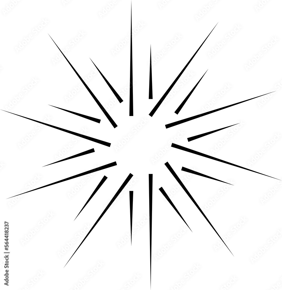 Obraz premium Starburst, sunburst