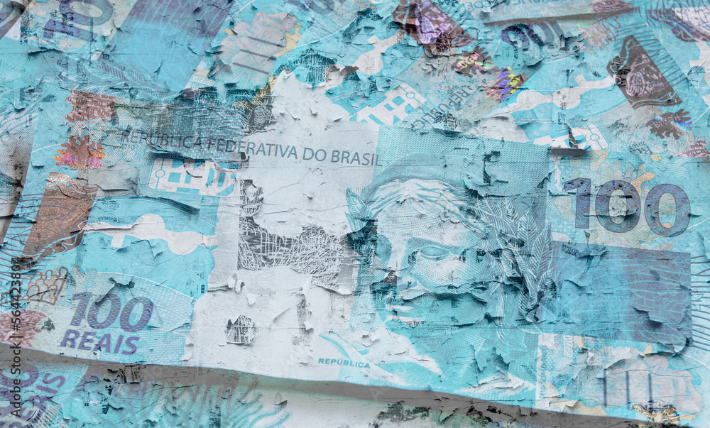 Background and texture of money eroded by time. Background and texture of money eroded by time.