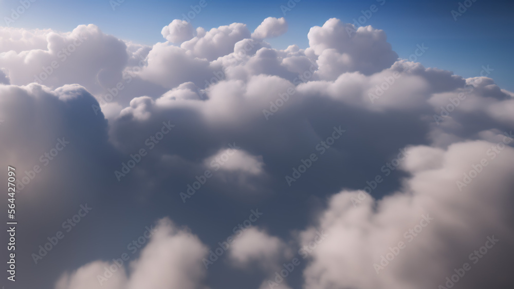 clouds in the sky, landscape, Generative AI clouds in the sky, landscape, Generative AI
