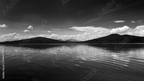 Paisaje en el lago de Patzcuaro, en Michoacan, México  photo