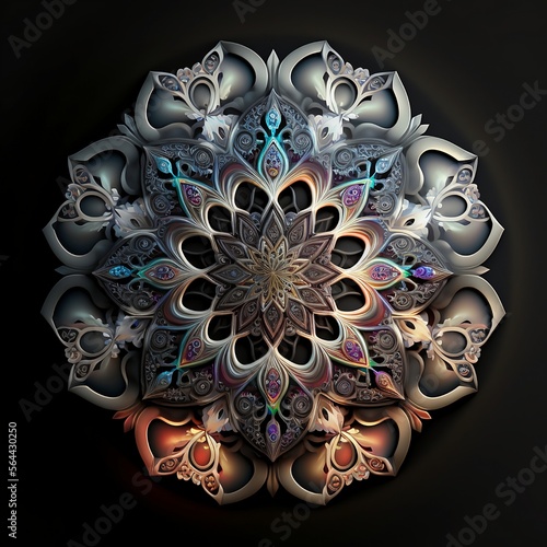 Silver Mandala 3