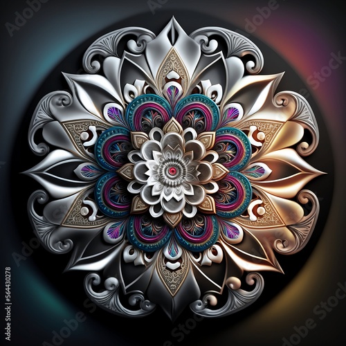 Silver Mandala 1