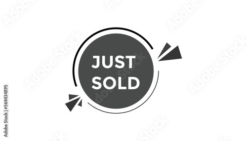 Just sold button web banner templates. Vector Illustration