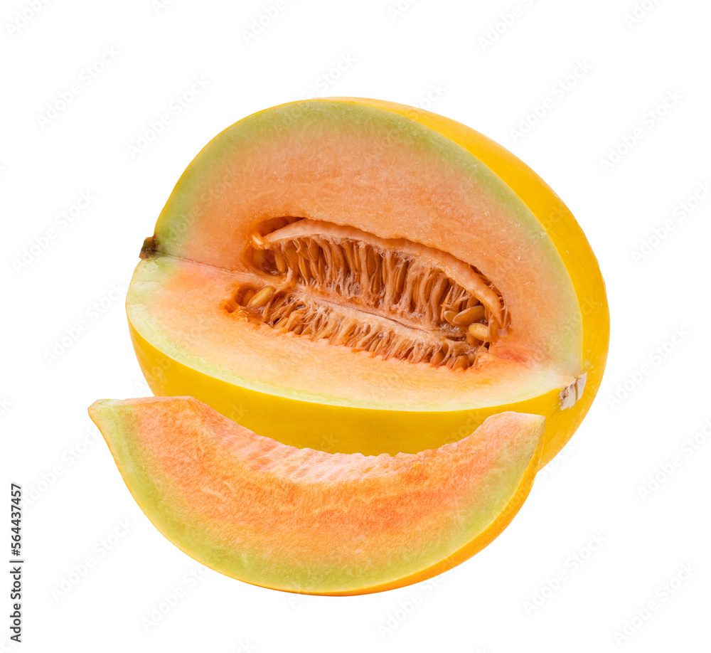 Yellow melon isolated on transparent png Yellow melon isolated on transparent png