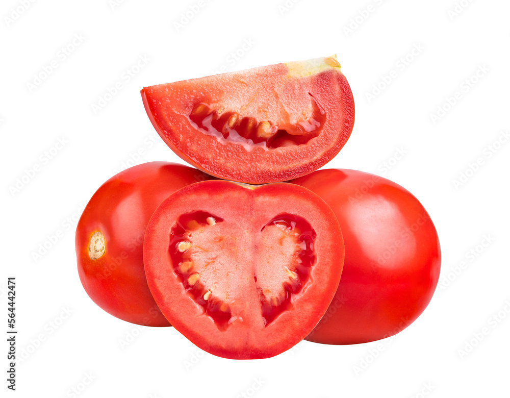 Fresh red tomato isolated on transparent png Fresh red tomato isolated on transparent png