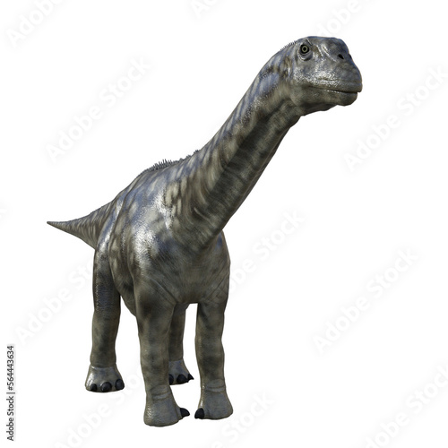 Argentinosaurus isolated dinosaur 3d render © Blueinthesky