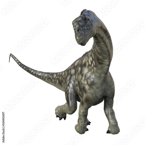 Argentinosaurus isolated dinosaur 3d render
