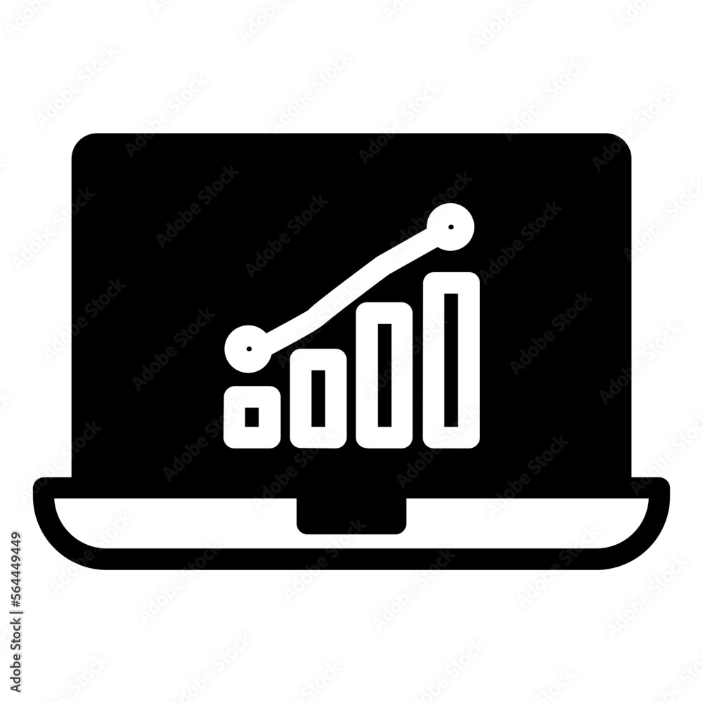 growth solid icon growth solid icon