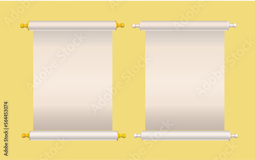 Scroll paper roll, paper roll, Parchment paper roll