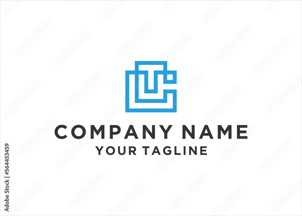 CT letter logo design vector illustration CT letter logo design vector illustration