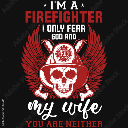 Firefighters graphic tshirt design