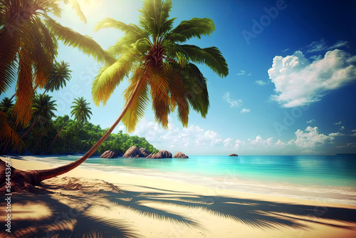 Relaxing Tropical Paradise, Generative AI