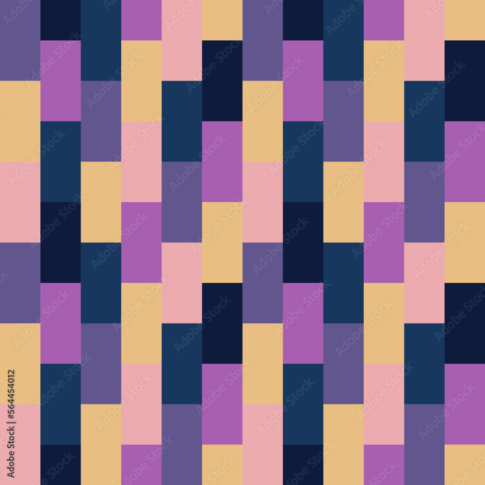 Seamless pattern with hand drawn squares Seamless pattern with hand drawn squares