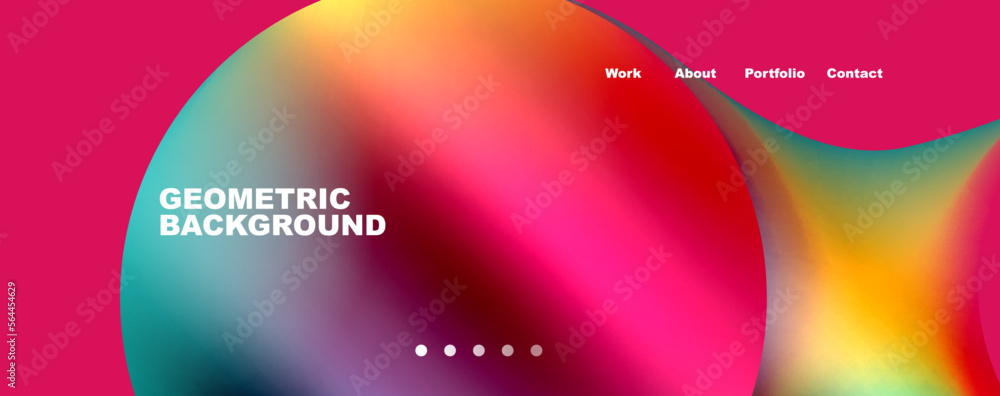 Round shapes and circles geometric abstract background. Vector Illustration For Wallpaper, Banner, Background, Card, Book Illustration, landing page Round shapes and circles geometric abstract background. Vector Illustration For Wallpaper, Banner, Background, Card, Book Illustration, landing page