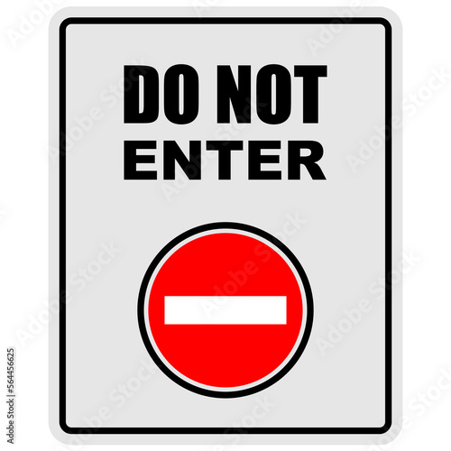 no parking sign, do not enter