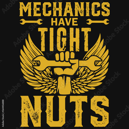 Mechanics tshirt design