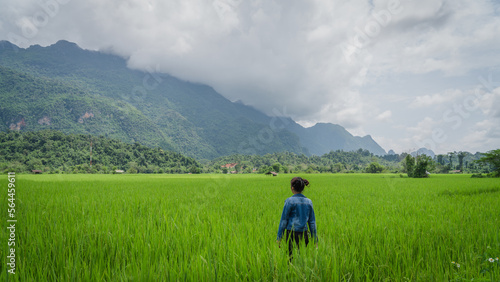 person in the mountains © Kitsana