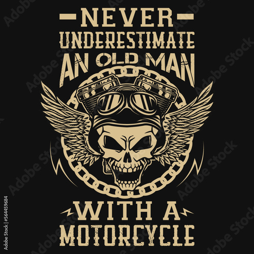 Motorcycle rider tshirt design