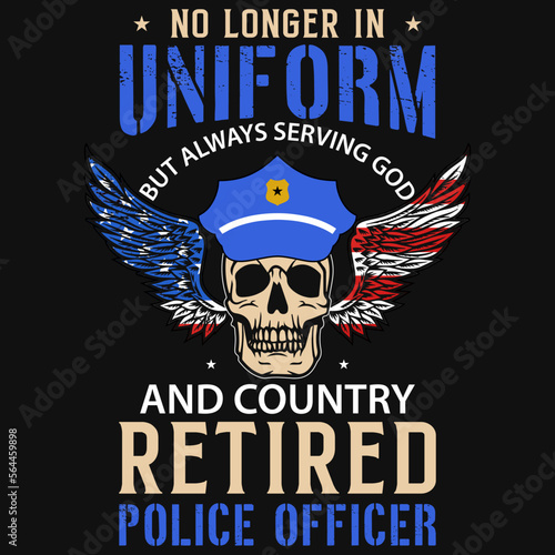 Police tshirt design