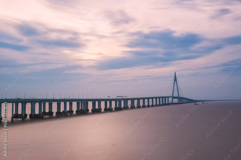 Hangzhou Bay Sea-crossing Bridge and Marine Scenery in China Hangzhou Bay Sea-crossing Bridge and Marine Scenery in China