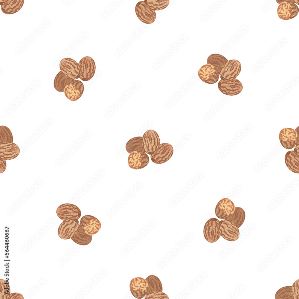 Mulled wine nuts pattern seamless background texture repeat wallpaper geometric vector Mulled wine nuts pattern seamless background texture repeat wallpaper geometric vector