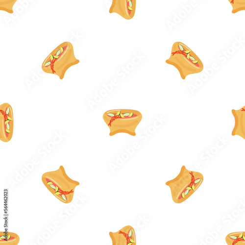 Chili con carne pattern seamless background texture repeat wallpaper geometric vector