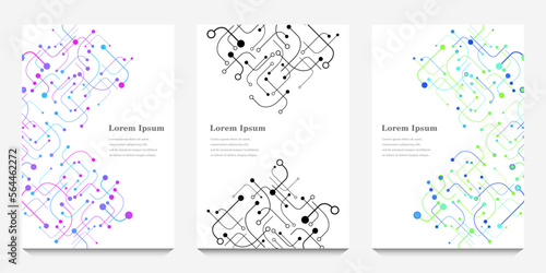 幾何学 抽象 遺伝子 科学 背景 セット