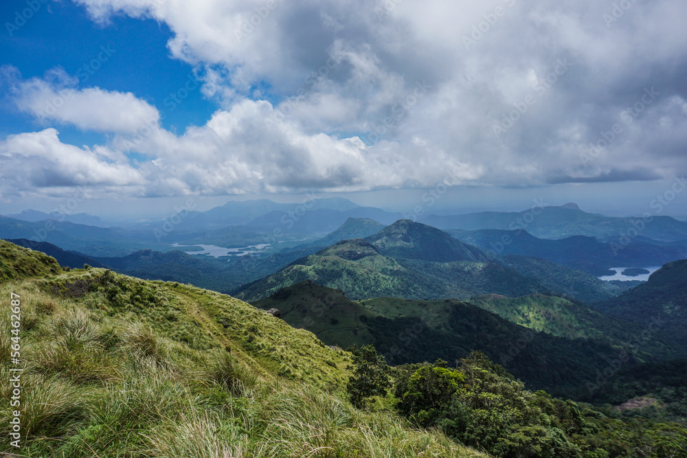 Fototapeta premium landscape with clouds