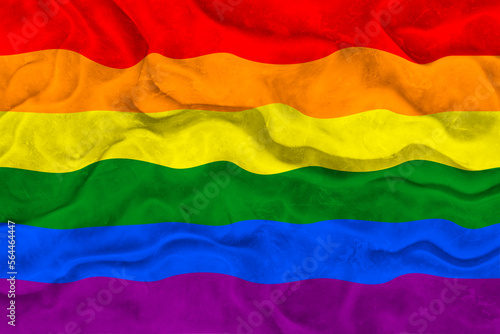 National Flag of Gay Pride. Background with flag of Gay Pride