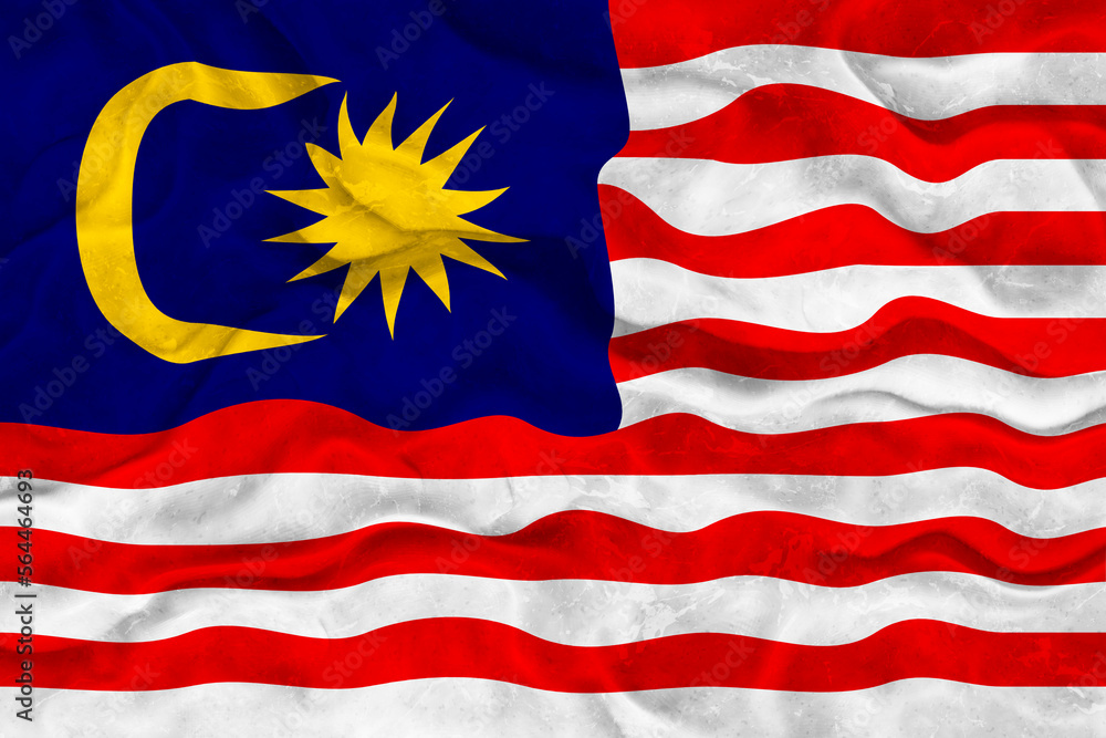 National flag of Malaysia. Background with flag of Malaysia National flag of Malaysia. Background with flag of Malaysia