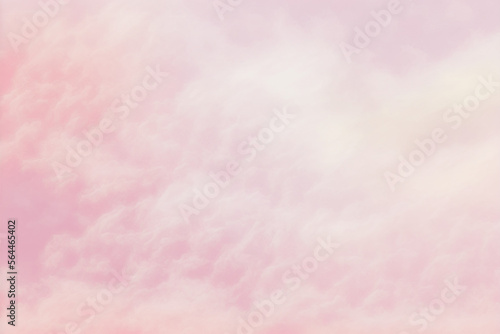 dreamy beautiful pink cloud background With Generative AI