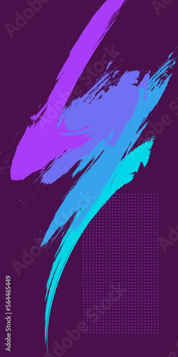 abstract colorful wave pattern on dark background	
