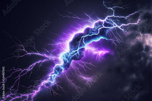 Abstract Electric Lightning wallpaper background