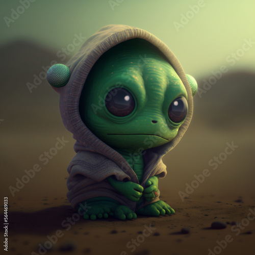 a cute alien